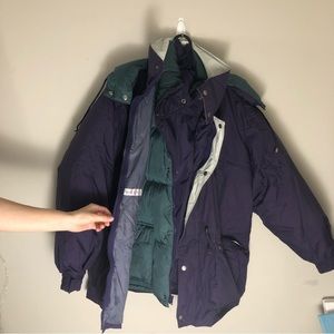 XXL Reversible 2 Piece Down Parka